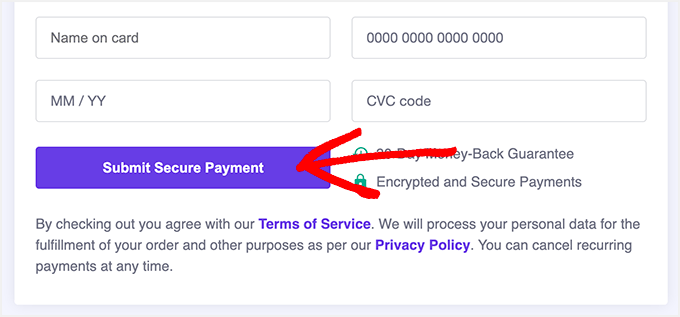 Hostinger secure payment